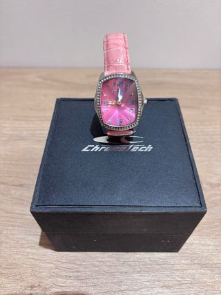 Orologio Chronotech donna rosa e argento