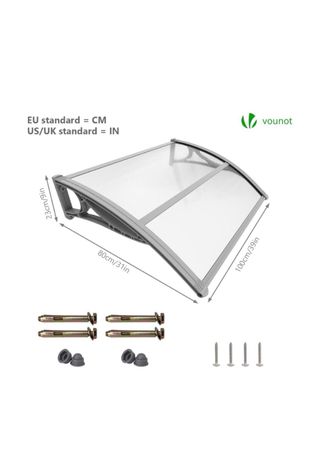 Marquesina exterior 100x80cm