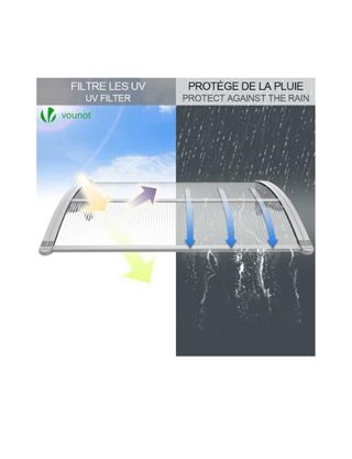 Marquesina exterior 100x80cm