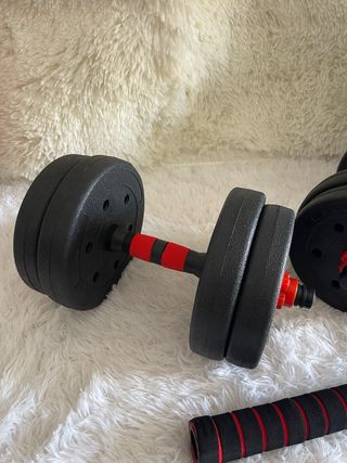 Juego Mancuernas 15kg Ajustables