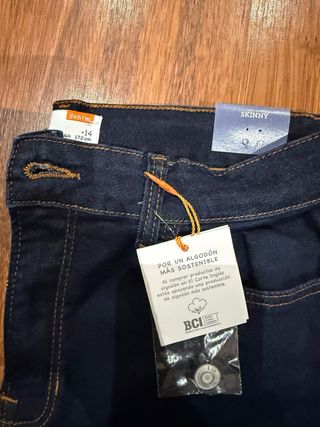 Pantalón vaquero El Corte Inglés azul +14