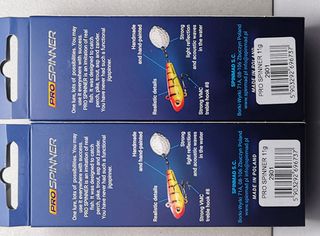 Lote de 3 señuelos de pesca Spinmad Pro Spinner