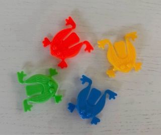 Rana saltarina vintage años 80/90