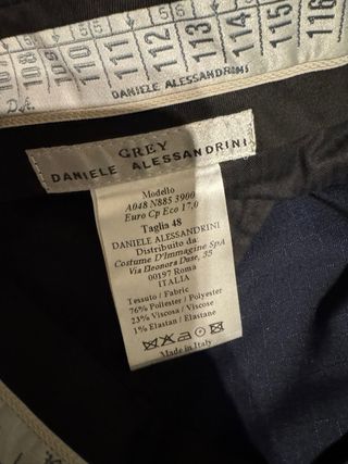 Traje Azul Hombre Daniele Alessandrini