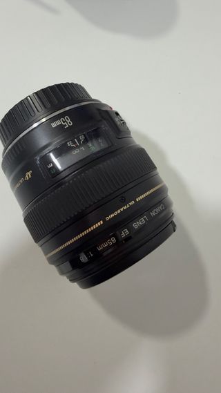 Canon EF 85mm f/1.8 Objetivo