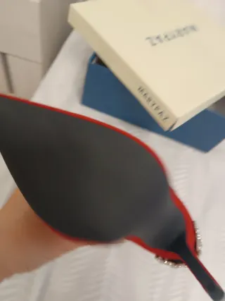 Botines rojos Marypaz con pedrería