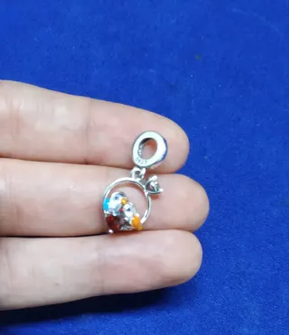 Charm Pareja Pájaro Corazón pulsera Pandora collar