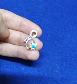 Charm Pareja Pájaro Corazón pulsera Pandora collar