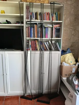 Cortina mosquitera para puerta negra