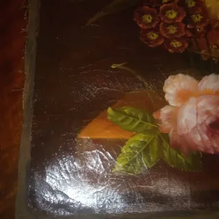 Dipinto olio su prima tela anni '50