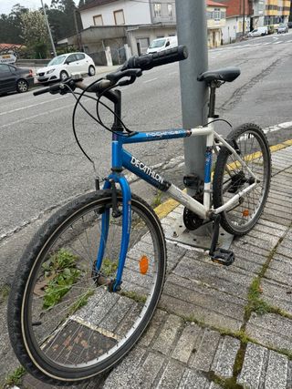 Bicicleta Decathlon Rockrider Azul