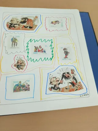 Álbum de sellos España Correos