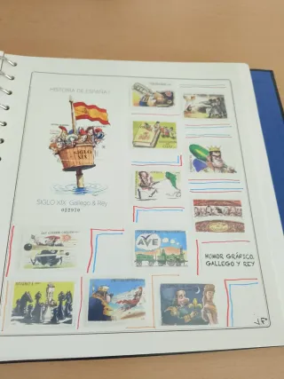 Álbum de sellos España Correos