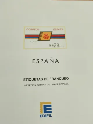 Álbum de sellos España Correos