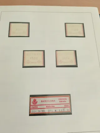 Álbum de sellos España Correos