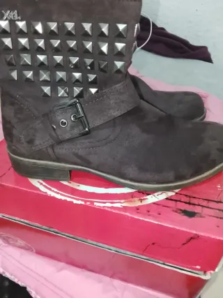 Botines Beige Tacón