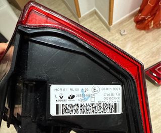 Piloto trasero izquierdo Renault Kangoo 265554082R