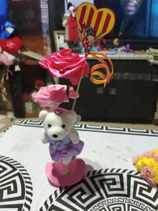 Rosas eternas decorativas