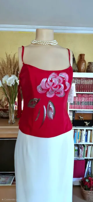 Top Corpiño IVAN J MODA Seda Artesanal