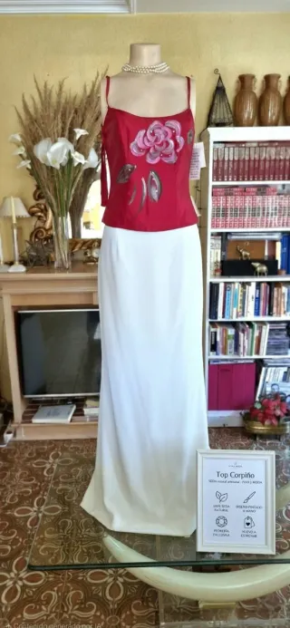 Top Corpiño IVAN J MODA Seda Artesanal