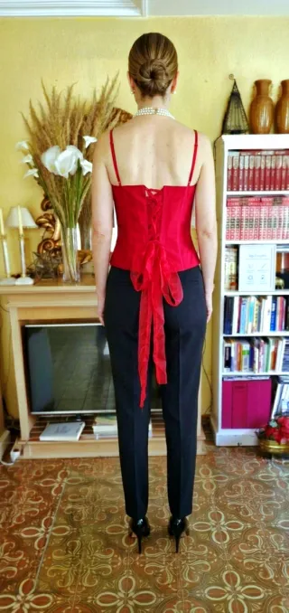 Top Corpiño IVAN J MODA Seda Artesanal