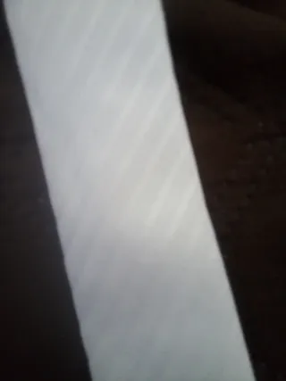 Corbata infantil blanca