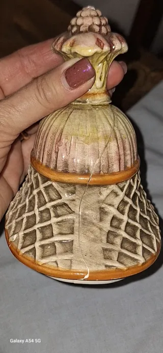 Vaso Ceramica Capodimonte Cherubini