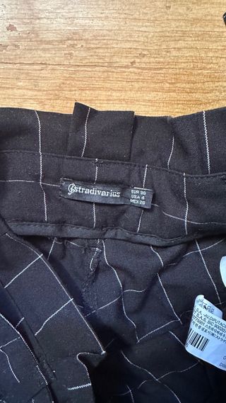 Pantalón pinzas de vestir cuadros