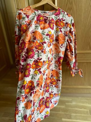 Vestido estampado floral S Stradivarius