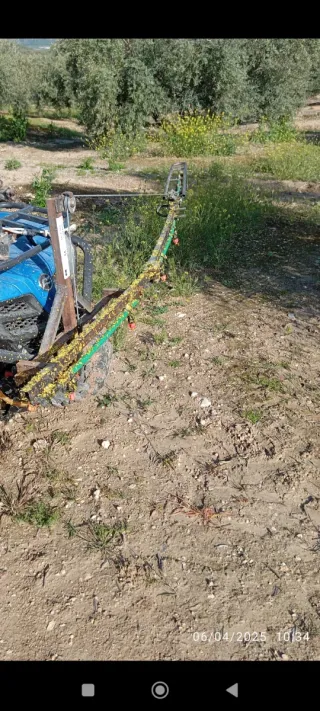 Barra herbicida ATV con depósito y bomba