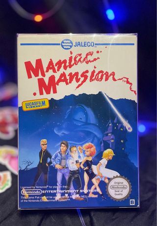Maniac Mansion NES PAL ESP 🇪🇸, Completo!