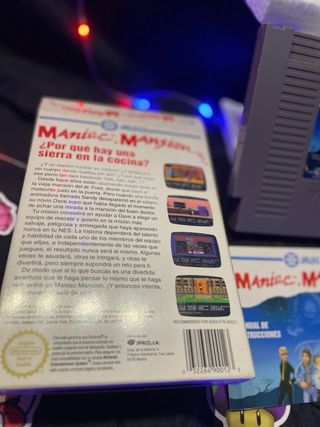 Maniac Mansion NES PAL ESP 🇪🇸, Completo!