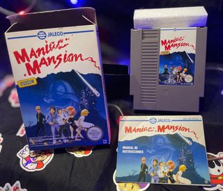 Maniac Mansion NES PAL ESP 🇪🇸, Completo!