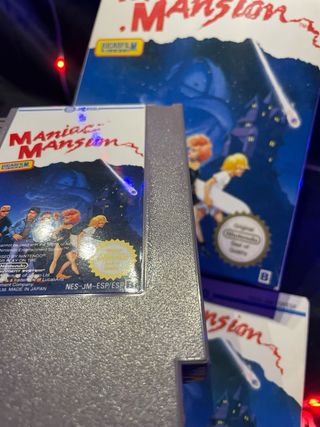 Maniac Mansion NES PAL ESP 🇪🇸, Completo!