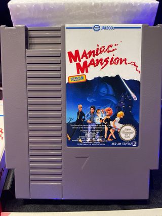 Maniac Mansion NES PAL ESP 🇪🇸, Completo!