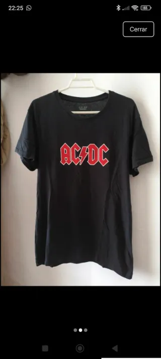 Camiseta AC/DC Negra