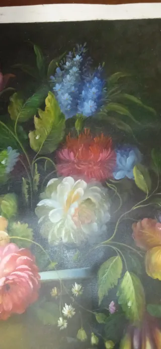 Dipinto tempera su tela anni 70