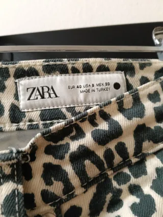 Pantalones Zara Estampado Leopardo