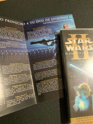 DVD Star Wars: El Ataque de los Clones