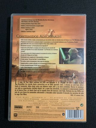 DVD Star Wars: El Ataque de los Clones
