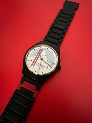 Orologio vintage design Beuchat Mont Blanc diver