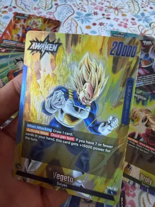 Lote 15 Cartas DBS Fusion World