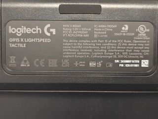 Teclado Logitech G915 X Lightspeed ISO-ES