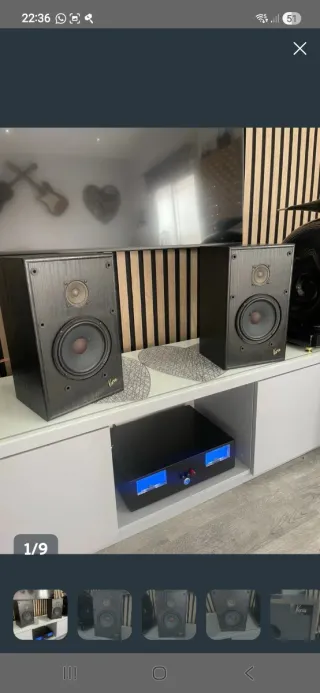 Altavoces vieta hifi 80w rms