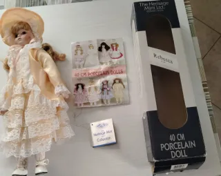 4 Bambole Porcellana da Collezione