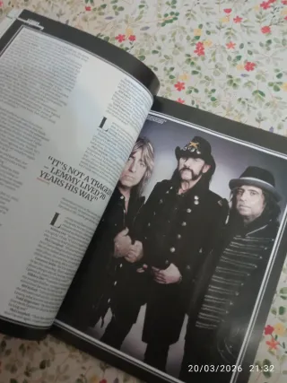 Revista Metal Hammer, especial Lemmy, Motörhead