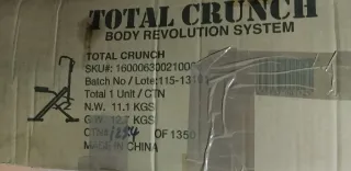Macchina da palestra Total Crunch 16 scatola