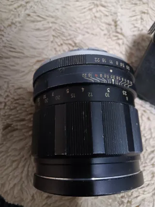 Minolta SR-7 cámara réflex vintage + objetivo Rokk