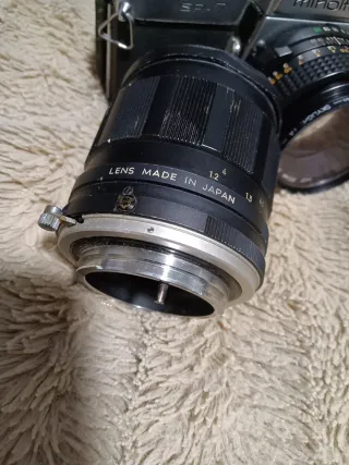 Minolta SR-7 cámara réflex vintage + objetivo Rokk