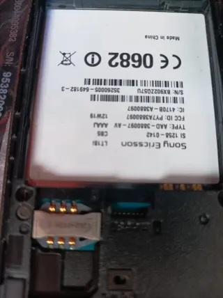 Batería Sony Ericsson BA750